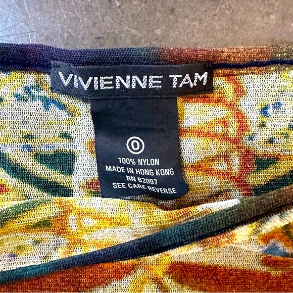 Vivienne Tam Y2K 90s Brat Mesh Chakra Vintage Mini Dress - Picture 9 of 10